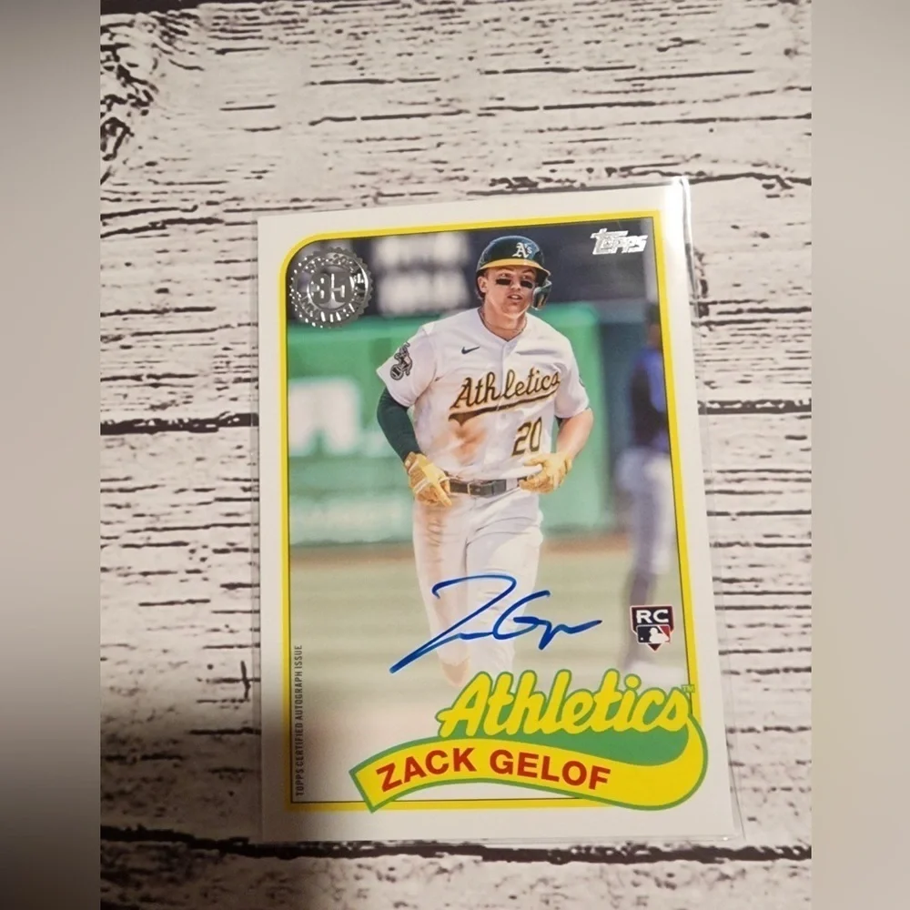 2024 Topps 89 Autograph Zack Gelof ROOKIE RC AUTO